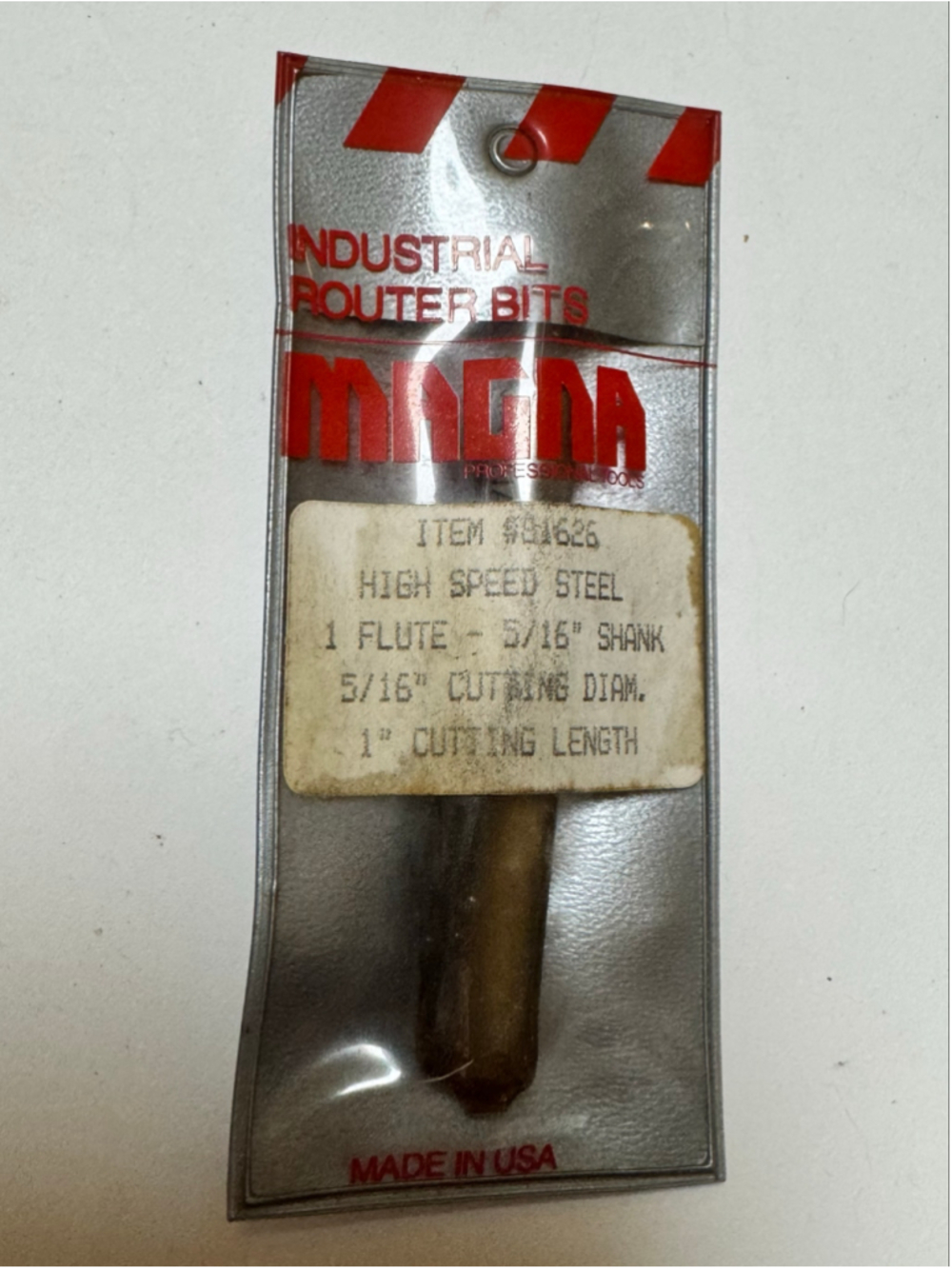 Magna Industrial 5/16" Router Bit High Speed Steel HSS